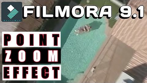 FILMORA 9 | POINT ZOOM EFFECT | MAP ZOOM EFFECT