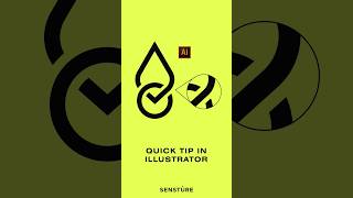 Quick Illustrator Tutorial #graphicdesign #adobeillustrator #ai #tutorial #shorts #logo #tip #trick