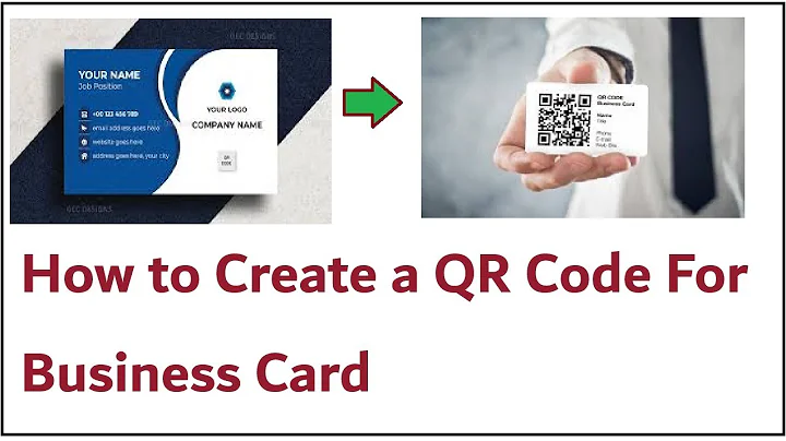 How to Create a QR Code For Business Card