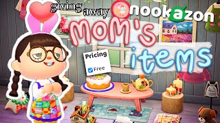 Giving Away FREE Mom's Items on Nookazon  ACNH