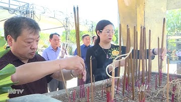 Đoàn đại biểu tỉnh Hà Giang dâng hương các anh hùng liệt sĩ - Ngày 22/7/2022