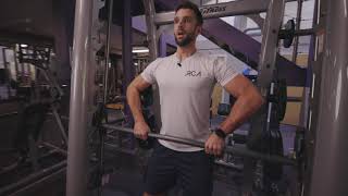 Smith Machine Upright Row - RCA Fitness