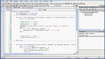 Visual Basic Video Tutorial - Volume 1- Lesson 38: Dynamic Arrays
