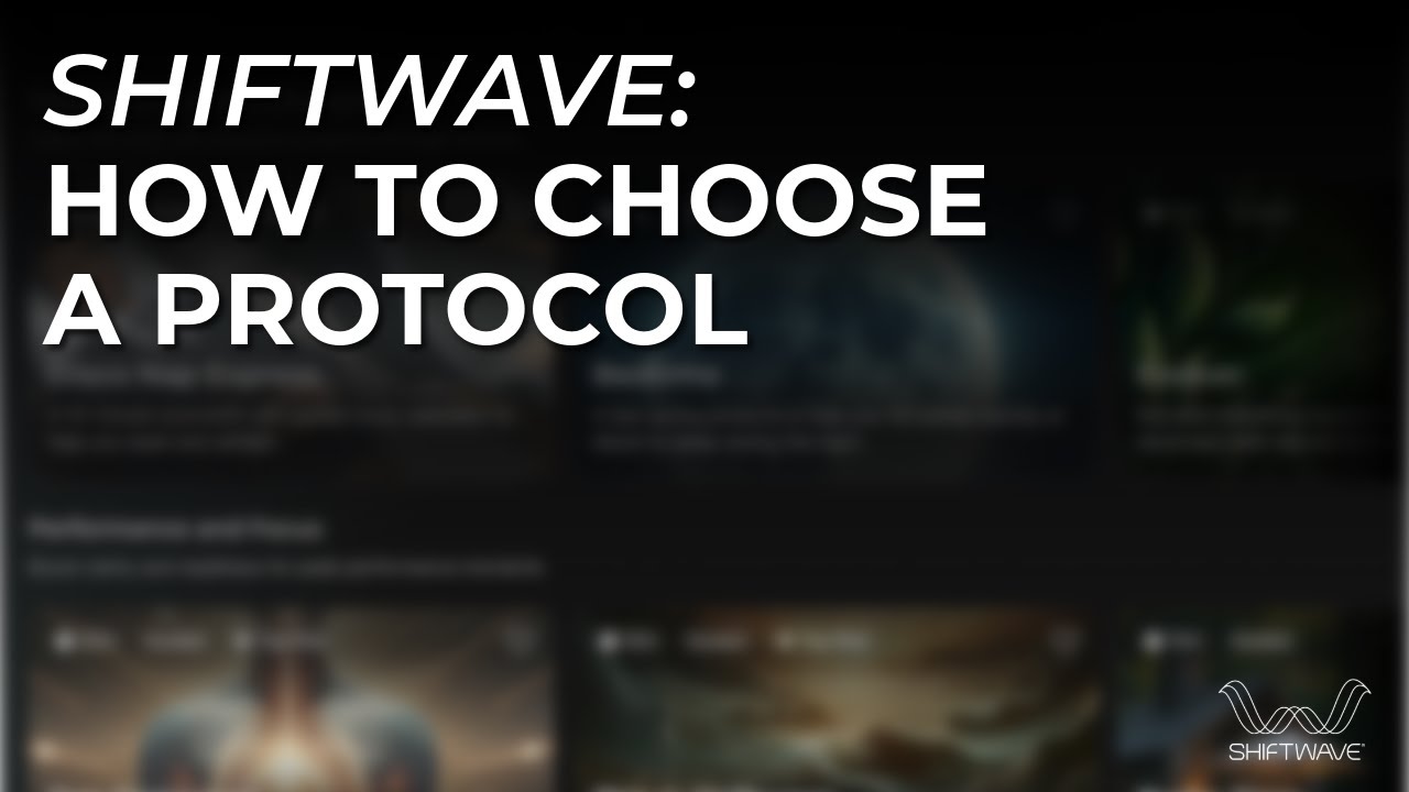 Shiftwave Computer How to Choose the Right Shiftwave Protocol - YouTube