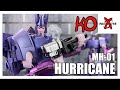 Mh toys mh01 fleet commander hurricane ko ft29t quietus masterpiece cyclonus revue