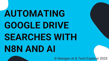 Automating Google Drive Searches with n8n and AI