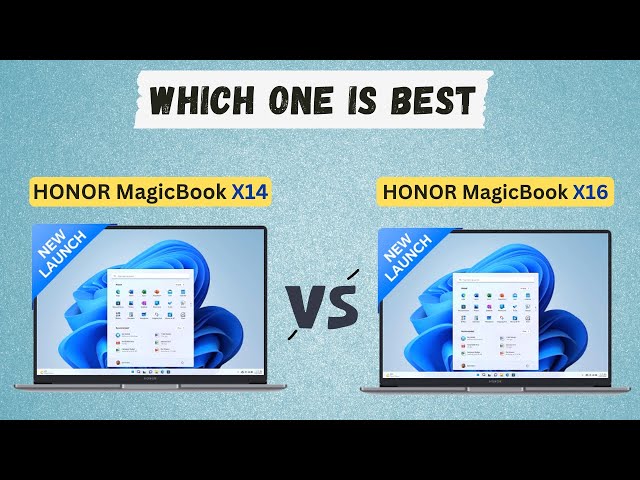 Honor magicbook x14 vs x16 class=