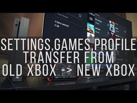 Xbox One X - How to transfer your profile and games to the new Xbox One X