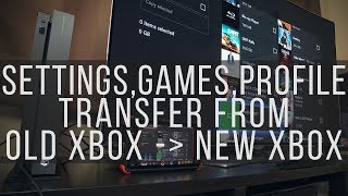 Xbox One X - How to transfer your profile and games to the new Xbox One X