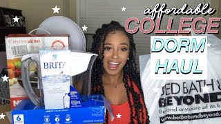 affordable COLLEGE DORM HAUL 2020| TARGET, BED BATH AND BEYOND| #college #dorm #freshmen #unboxing