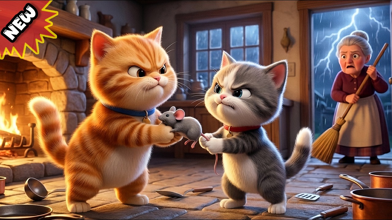 Two Little Kittens | Cat Song | Classic Nursery Rhyme & Bedtime