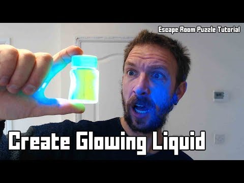 Video: How To Create A Glowing Liquid
