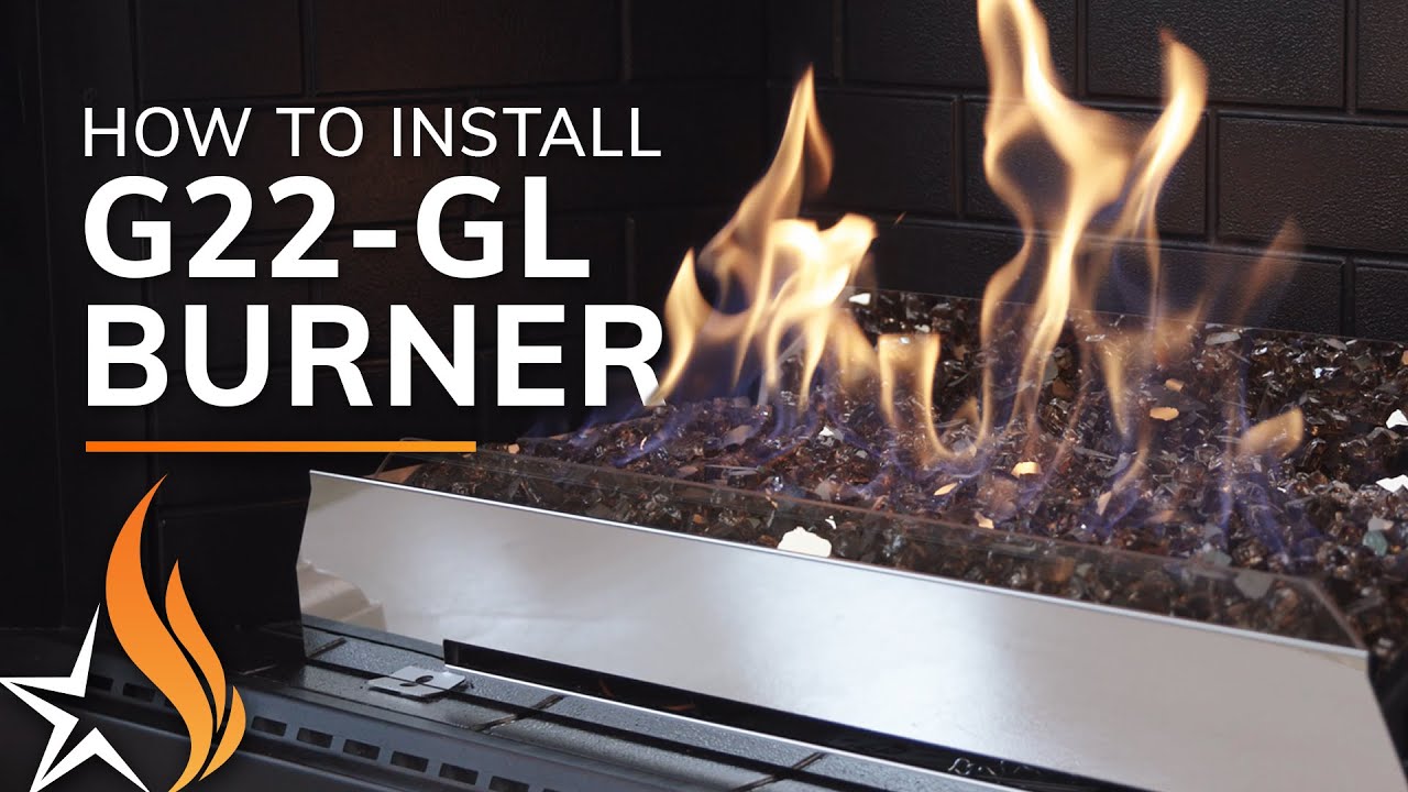 How To Install the G22-GL Vented Fireplace Burner (by Real Fyre) - YouTube