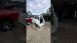 Big Day! 1958 Chevy Apache Truck Cab Removal!