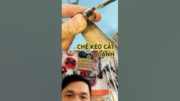 Chế kéo cắt cành trên cao đơn giản thế này