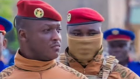 Le Capitaine Ibrahim Traoré aux soldats : "Vous êtes très courageux, très combattants"