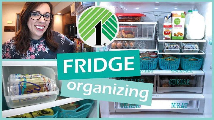 GET YOUR REFRIGERATOR ORGANIZED ON A DOLLAR TREE BUDGET