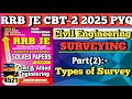 Surveying | RRB JE CBT 2 Previous Years Question | Civil Engineering | RRB JE 2025 PYQ | YTC Book