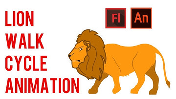 4 leg walk cycle animation tutorial in animate cc/Flash tamil | animal walk cycle tutorial in tamil