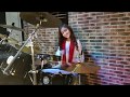 Jingle Bell Rock - Drum Cover - Nikoleta - 10 year old