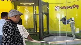 Fun time in Gravity Zip India’s first indoor sky diving in Hyderabad 2025 