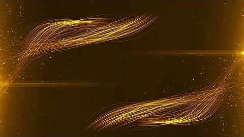 Cinematic Gold Thread Frame Stock Motion Graphics