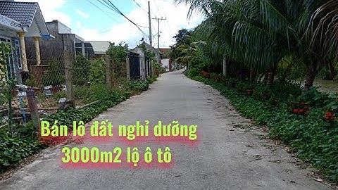Bán Đất Nghỉ Dưỡng, DT 3000m2, Giá 4,5 Tỷ, Tp Cần Thơ @nhadatcanthomientay
