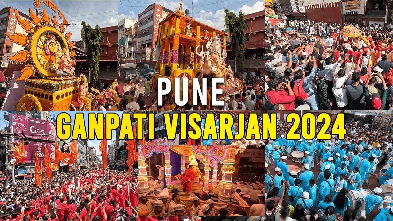 Pune Ganpati Visarjan 2024 | Manache Ganpati & Shreemant Dagdusheth Halwai 2024 | Awara Punekar