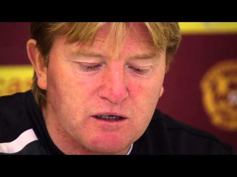 Motherwell - Stuart McCall pre Celtic 18/04/2014