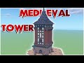 Minecraft: How to build a Medieval Tower [ Tutorial ]