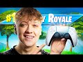 MEIN ERSTES MAL FORTNITE AUF CONTROLLER! 😳 (BESSER ALS GEDACHT)