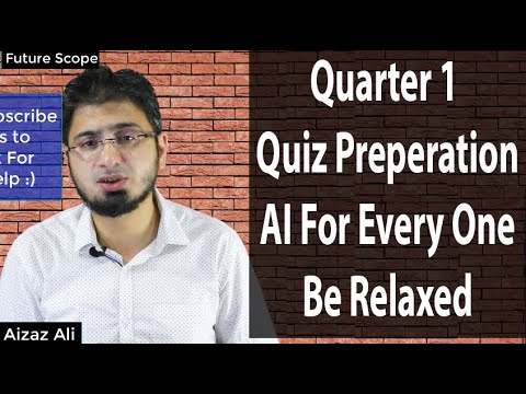 PIAIC AI Quiz 1 Preparation Tips Tricks Guidance | AI For Everyone in Urdu