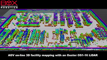AGV doing  3D Mapping with an Ouster LiDAR