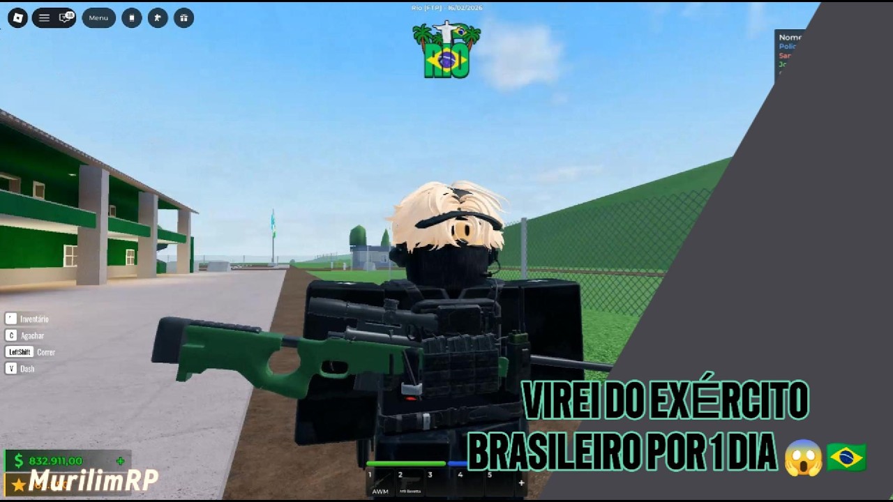 VIREI DO EXÉRCITO BRASILEIRO POR 1 DIA 😱🇧🇷