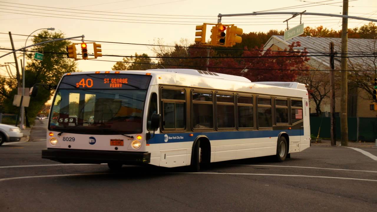MTA New York City Bus 2011 NovaBus LFS 8029 [ Audio Recording ]