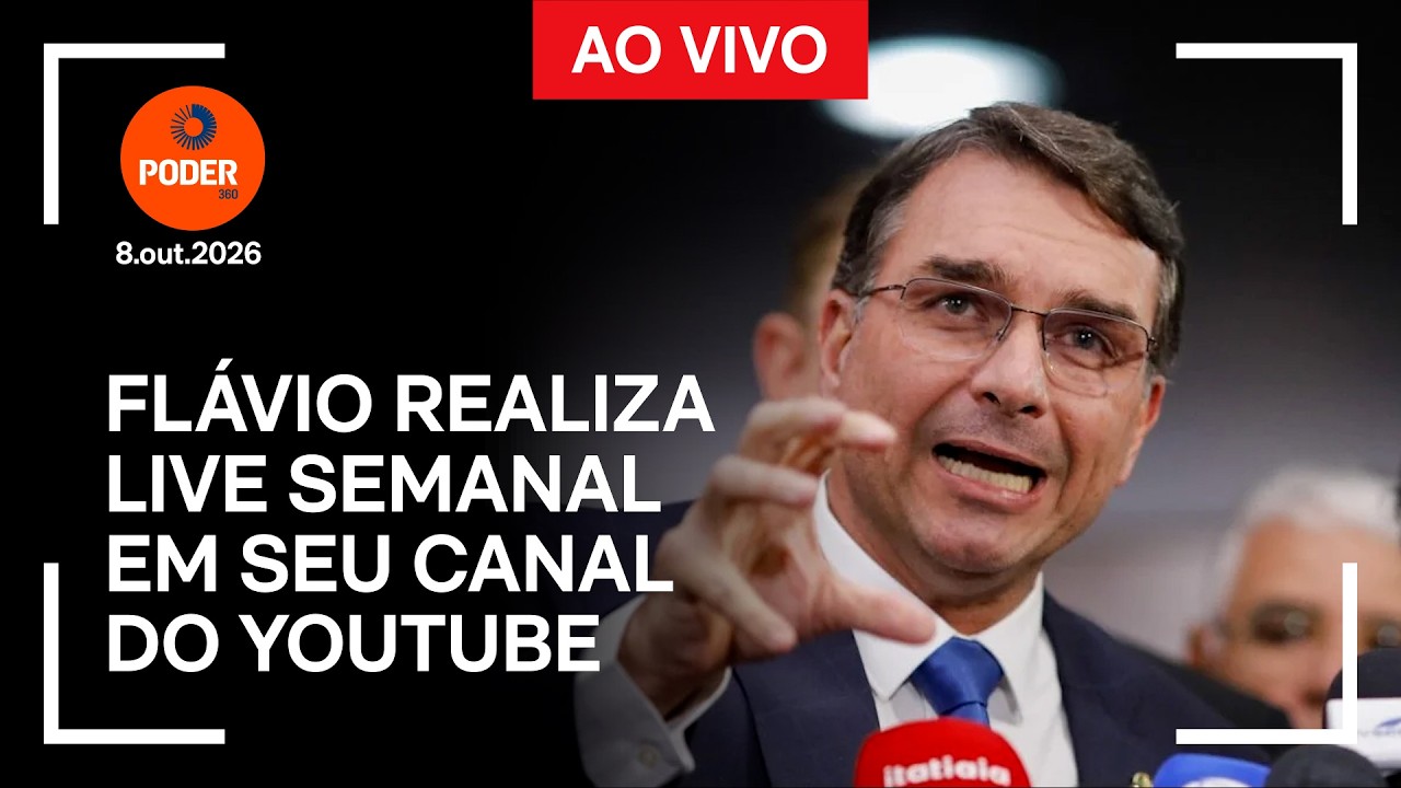 Ao vivo: Flávio realiza live semanal em seu canal do YouTube