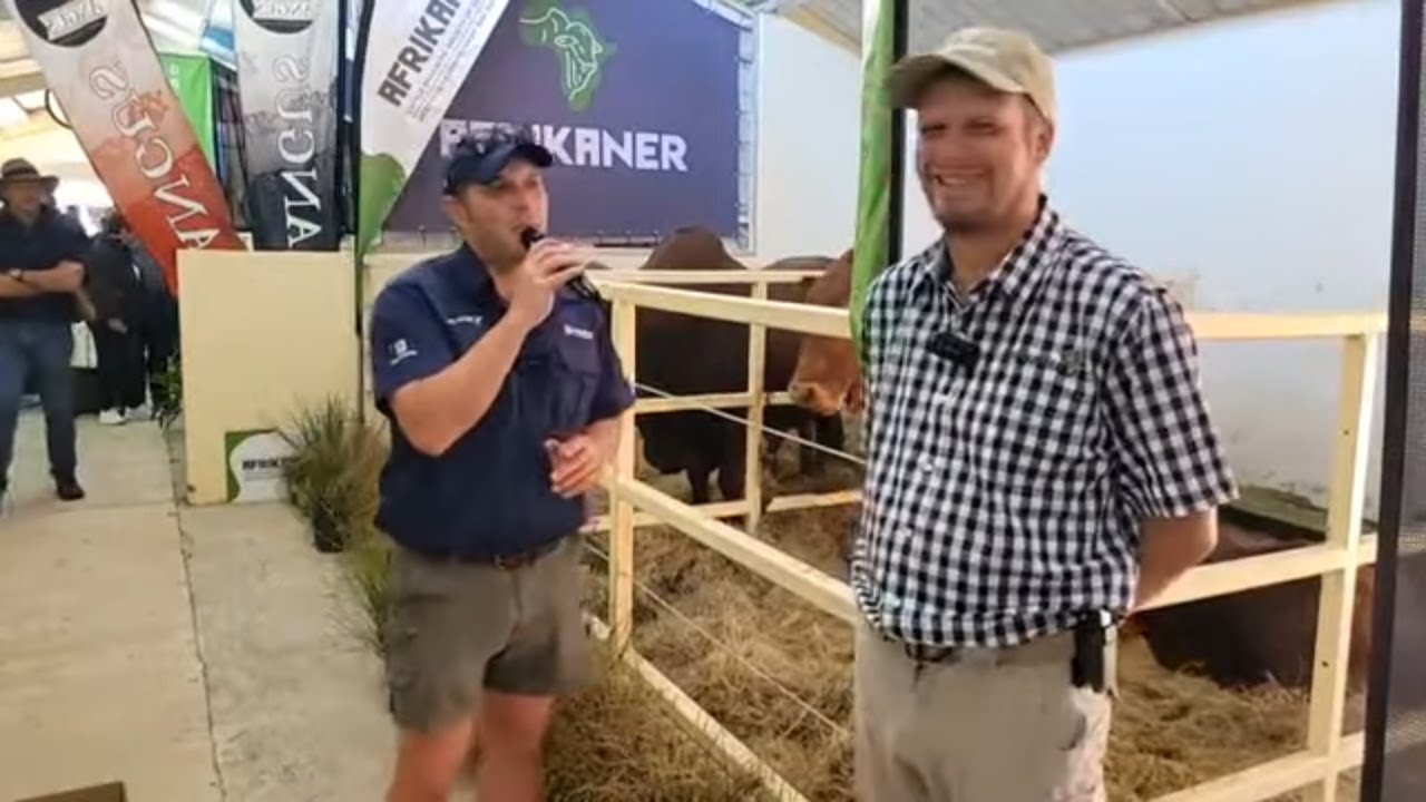 Nampo 2023 - Pierre-André van die Afrikanerbeestelersgenootskap / Afrikaner Cattle Breeders' Society