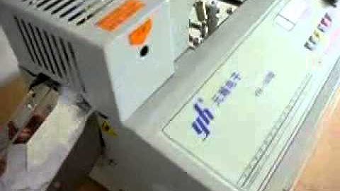 ZCUT 860 velcro cutting machine