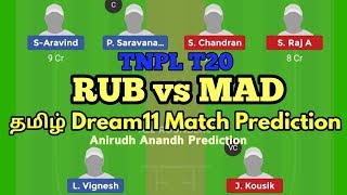 Mad dream11 match prediction tami ...