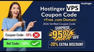 Hostinger Coupon Code VPS 2026. Verified & Working