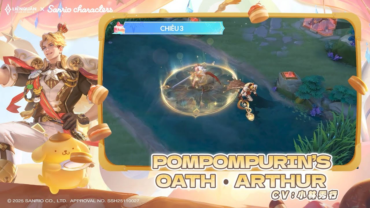 ▎Pompompurin's Oath Arthur🍮Hiệu ứng chiêu thức