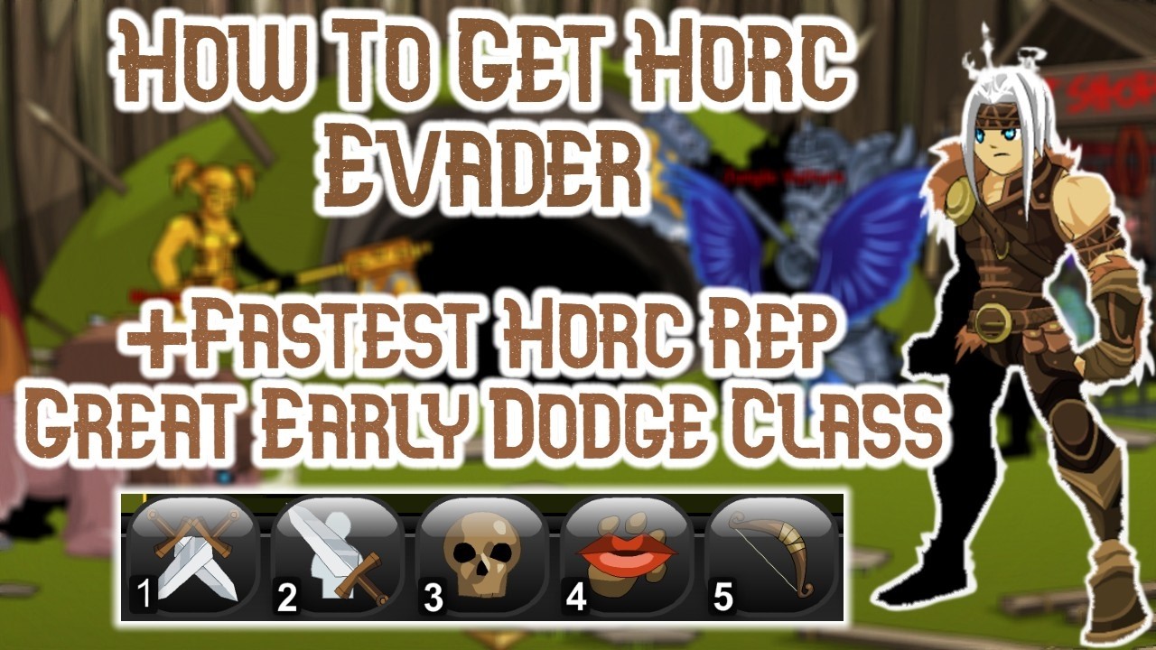Horc Map How to Get Horc Evader + Fastest Horc Rep - Full Class Guide - AQW ...