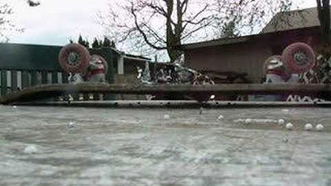 Shooting a can with the JG M4 S-system(non enhanced version)