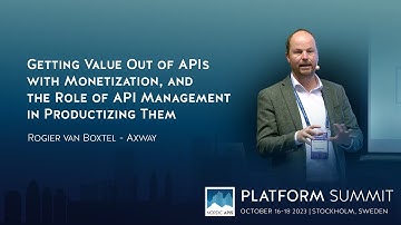 Getting Value Out of APIs with Monetization, and the Role of API Management in Productizing Them