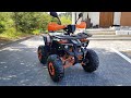 BRAND NEW! KXD Moto 125 cc Mini ATV Quad Sound & Ride