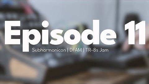 Moog Subharmonicon | DFAM | TR-8s Jam. Episode 11 | 4K