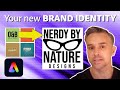 How to build brand identity  create a logo add text  adobe express