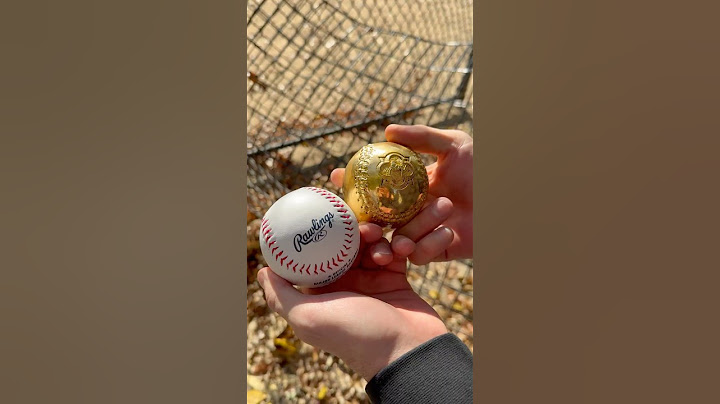Hitting a $335,000 Gold Baseball