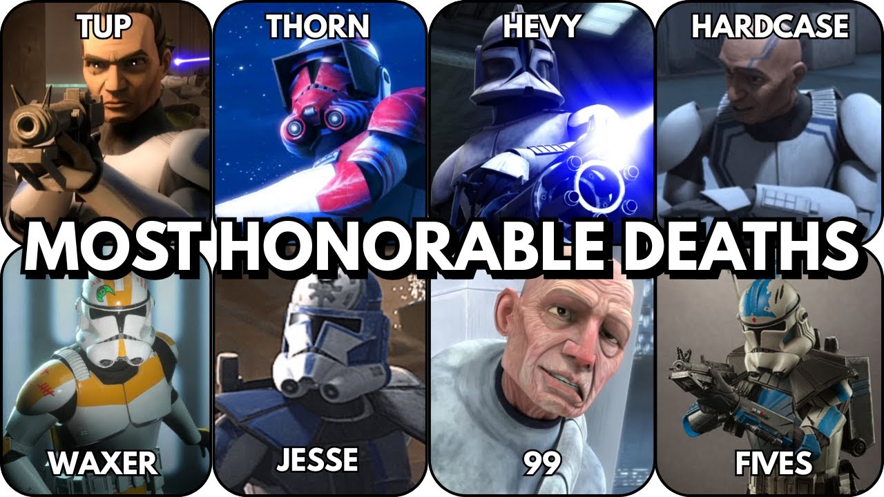 Ranking The Most Honorable Clonetrooper Deaths in Star Wars!