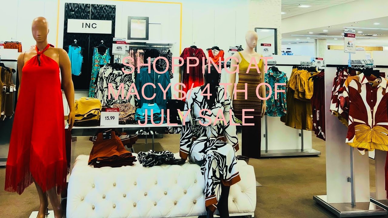SHOPPING AT MACYS/ 4 TH OF JULY SALE..!!🛍️#shopping #macys #4thofjulysale ​⁠#az @marjiasultana2357